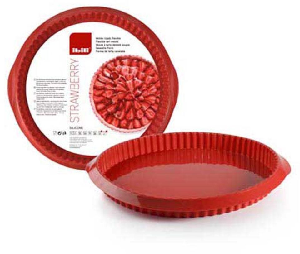 Ibili bakvorm Strawberry Transparant 28 cm