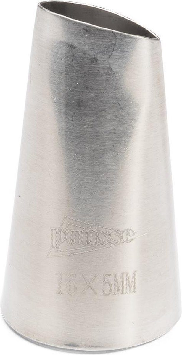 Patisse spuitmondje rvs blad 16 x 5 mm