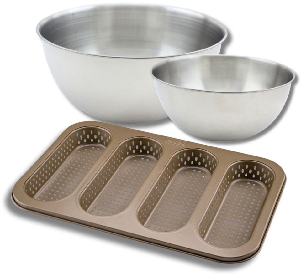Zenker Set bestaande uit 1 mal voor 4 mini baguettes
