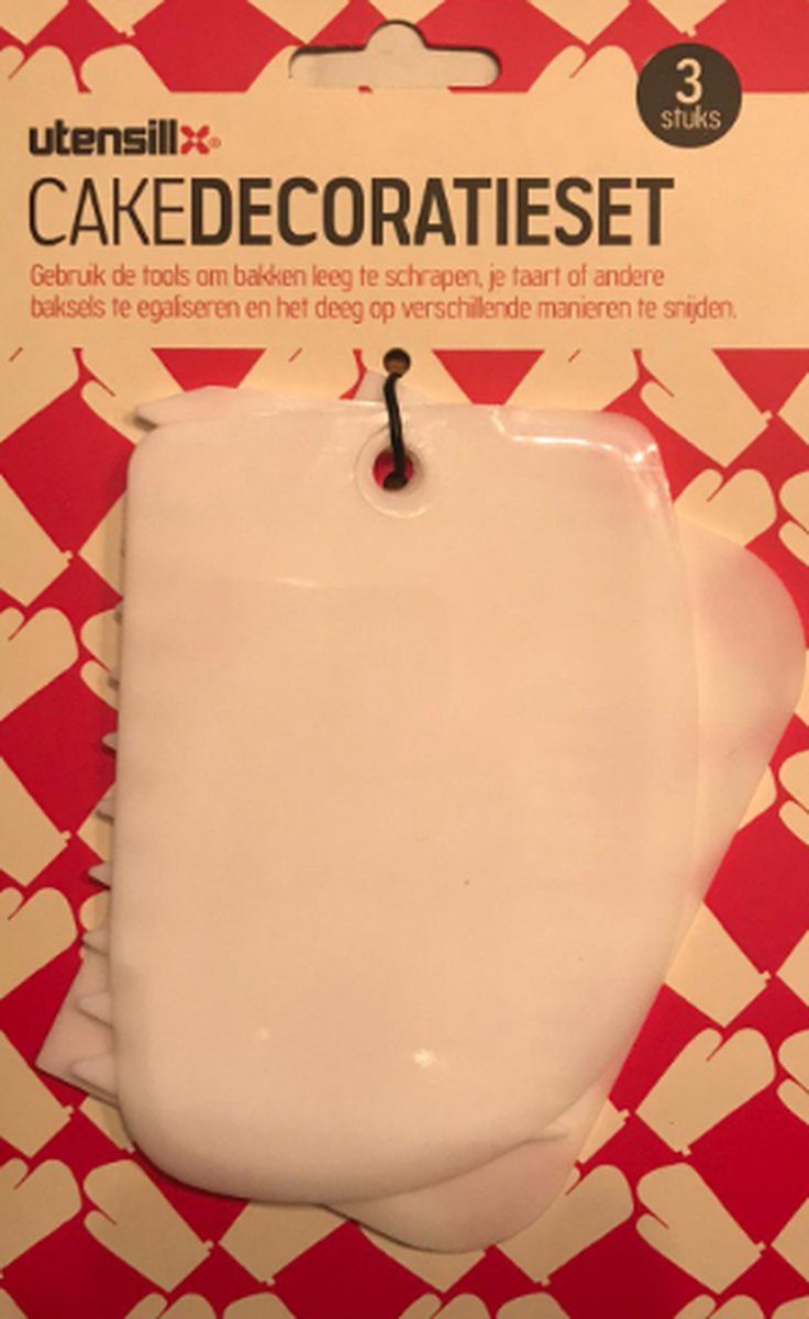 Utensill Cake decoratieset (3 stuks)