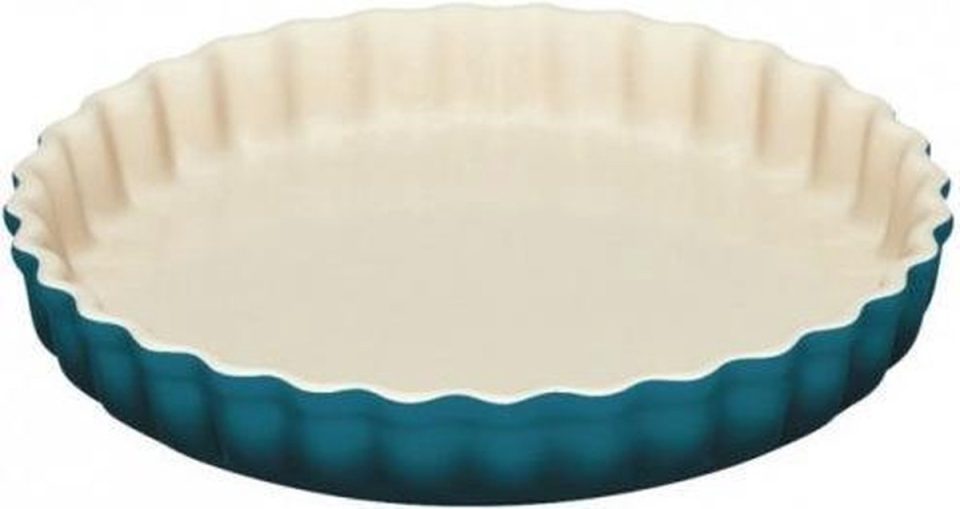 Le Creuset taartvorm Heritage Deap Teal ø 28 cm