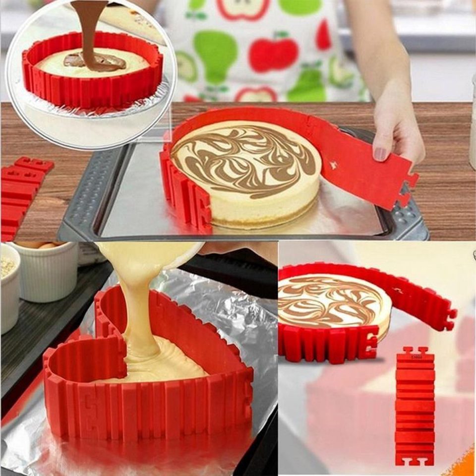 Favorite Things siliconen bakvorm Flexibele 'Bake Snake' voor taarten