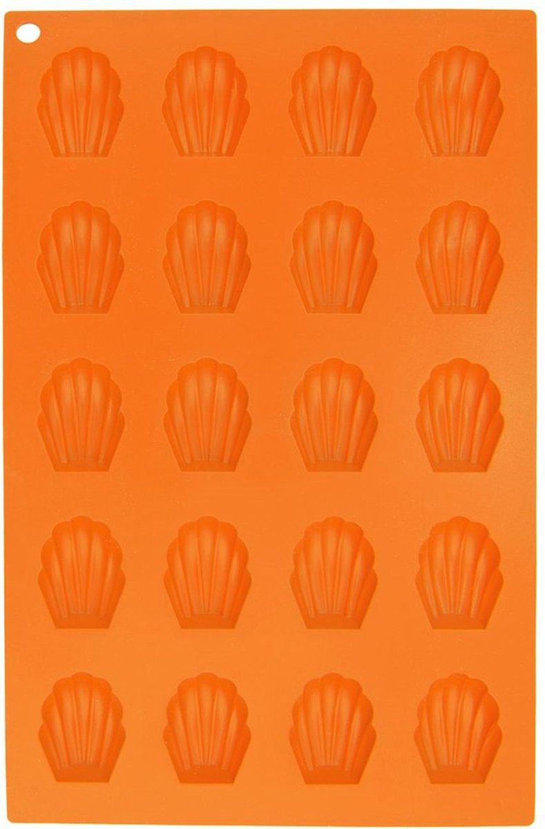 orion group Koekjesvorm Silicone Oranje Zeeschelpen sillinie