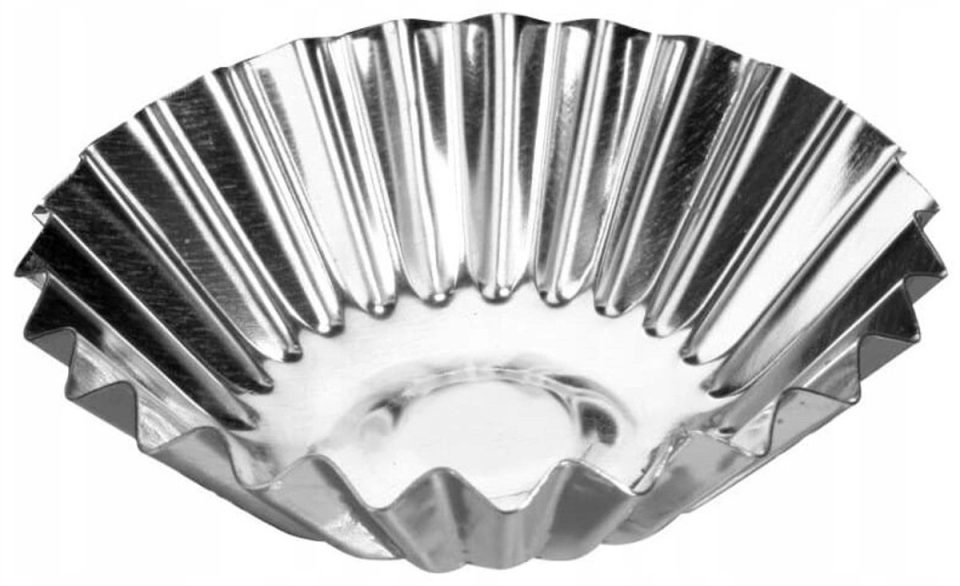 Galicja Metalen cupcake- en muffinvormpjes van staal, (6 stuks)