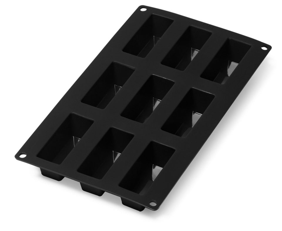 Lékué bakvorm 9 Mini Cakes Siliconen Black