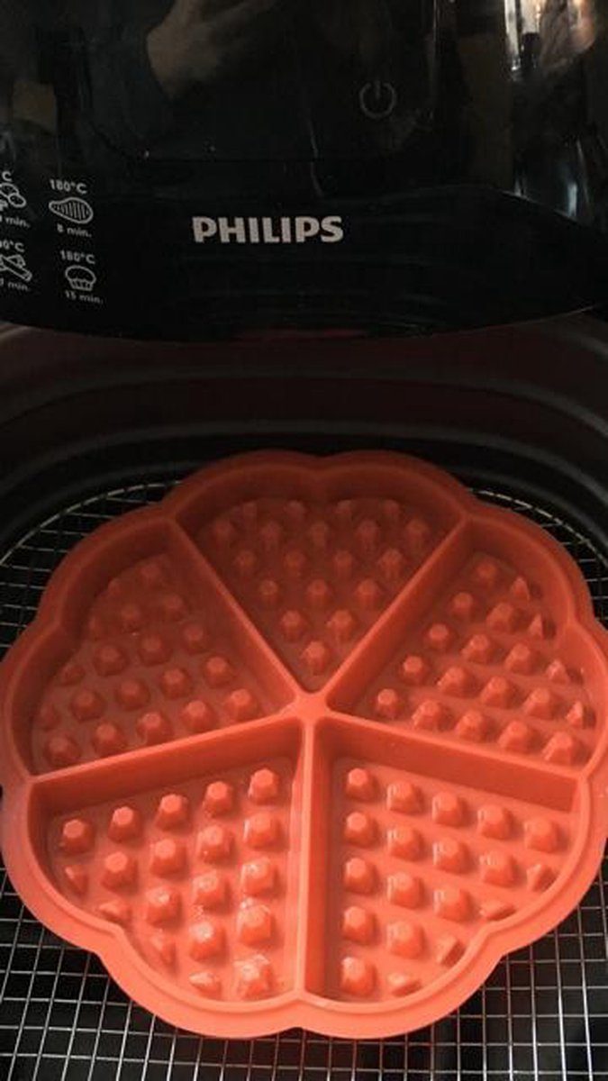 BaJo Huismerk Wafel hartvorm siliconen 5 vaks