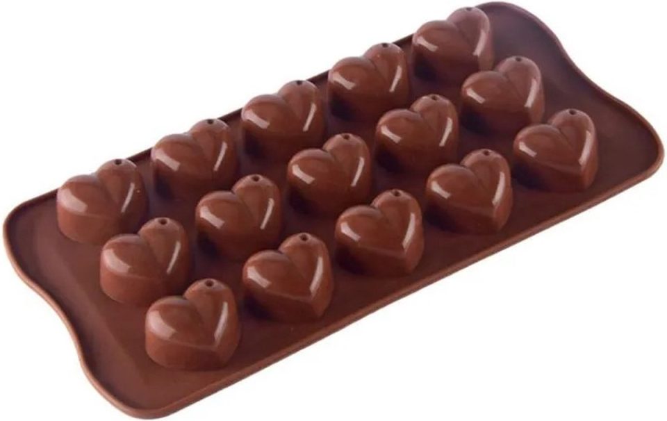 WiseGoods Premium Hartjes Mal Voor Chocolade Maken Siliconen Hart Mallen