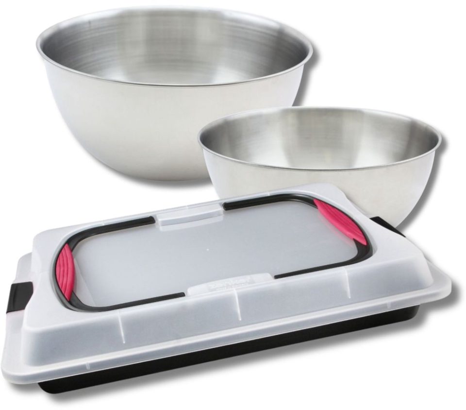 Zenker bakplaat Bakken set met deksel 42 x 29 cm