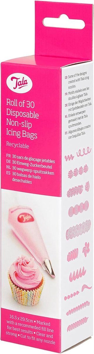 Tala spuitzakken Wegwerp 20 x 40 cm (30 stuks)