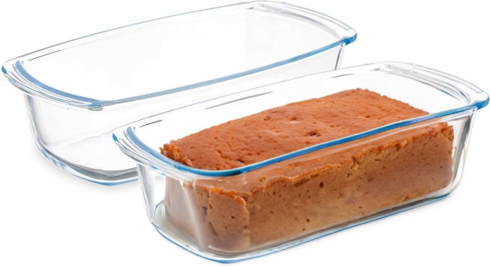 Vivalto cakevorm /bakvorm 2X transparant 27 x 14 x 7 cm