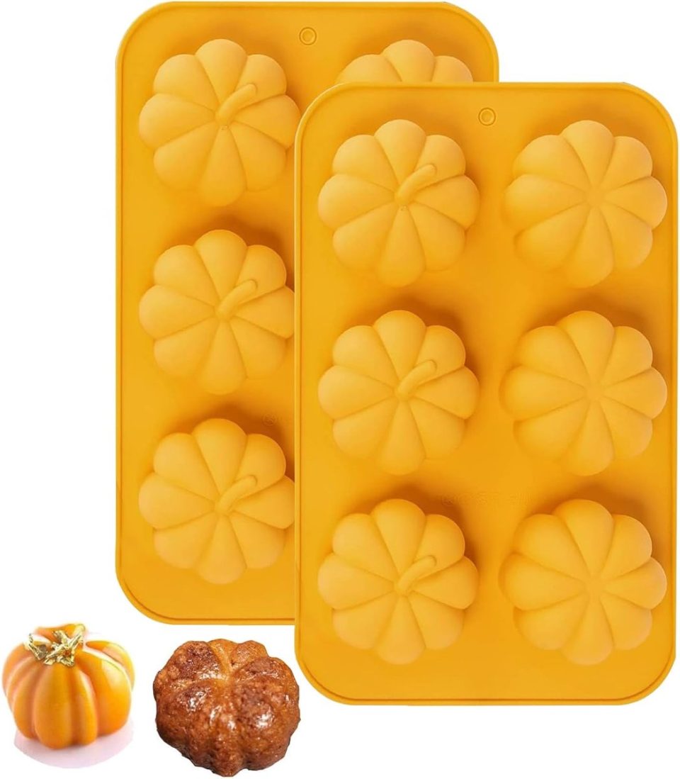 Fliti Halloween Siliconen Pompoenvorm (2 stuks)