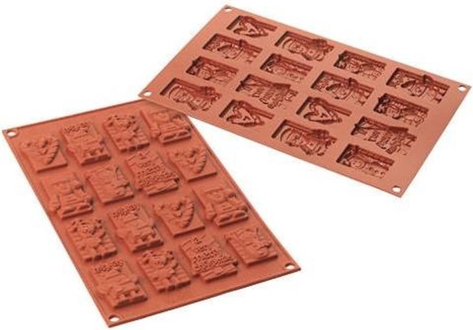 Silikomart Silicone vorm voor Kerst chocolaatjes