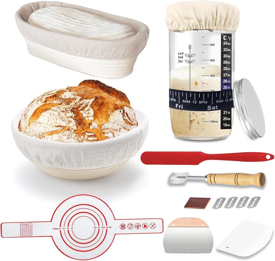 KZQ De zuurdesemstarterkit is een hulpmiddel 700 ml 23 cm