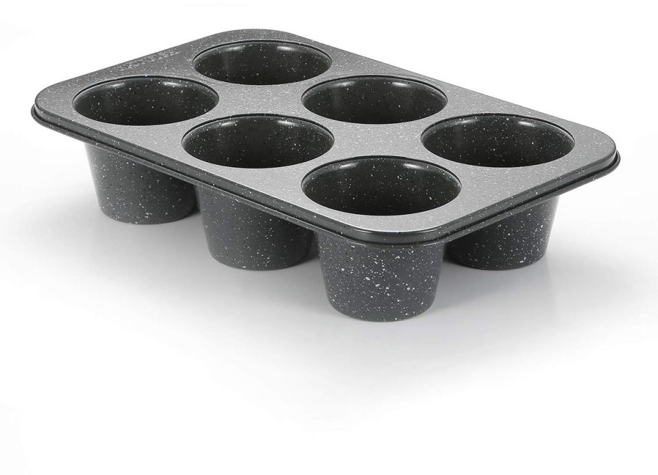 Famanu muffinvorm diepe van koolstofstaal set van 6 9 cm