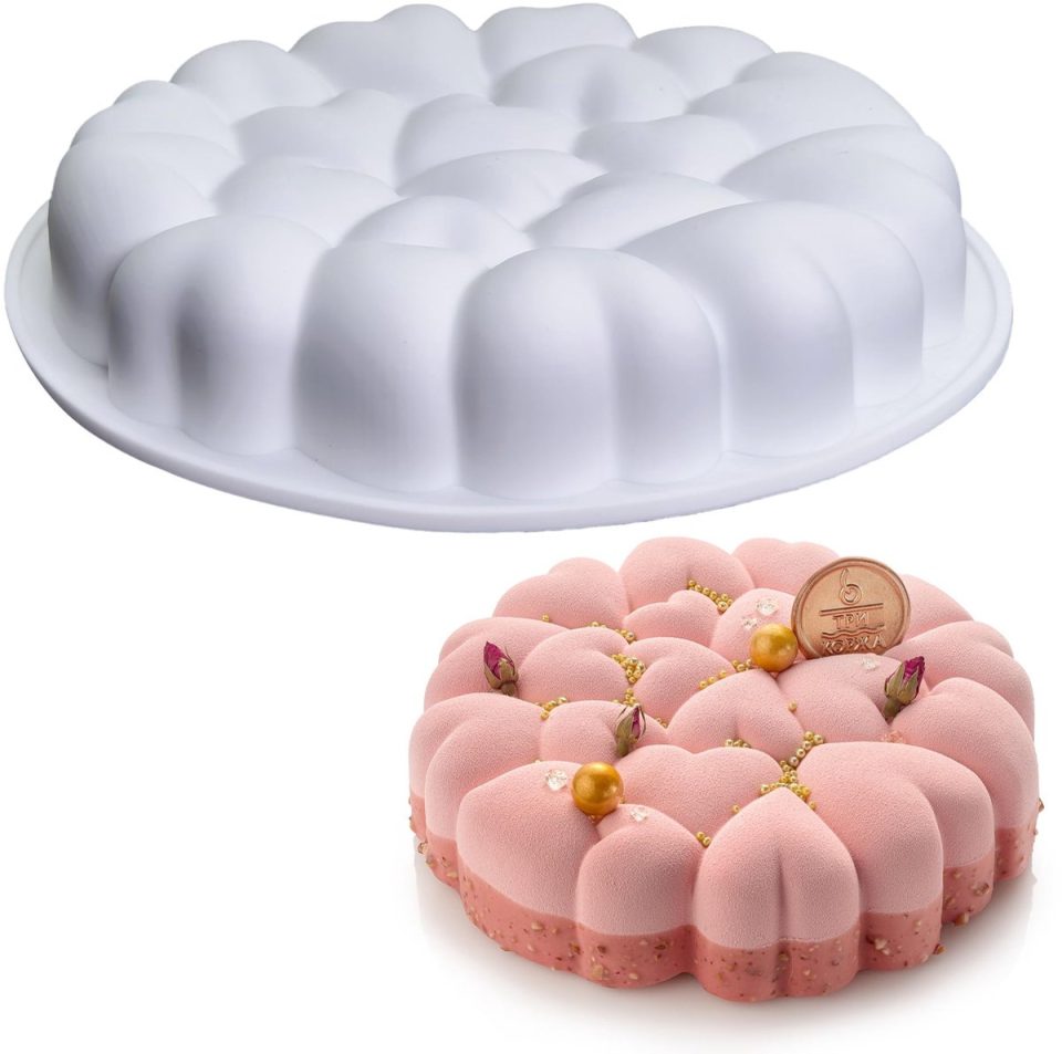Ibenzoa taartvorm Culinaire Siliconen voor Veelzijdig Bakplezier 20 cm