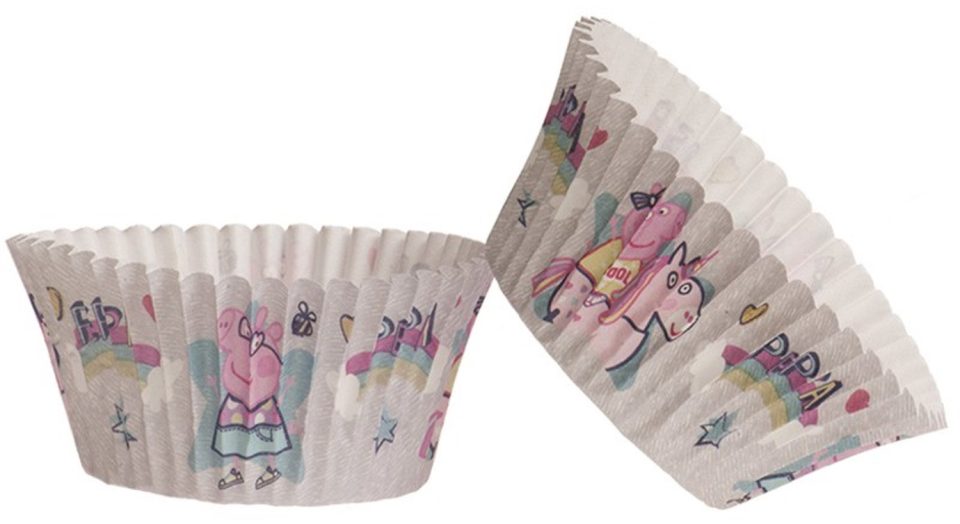 deKora Baking Cups Peppa Pig pk/25 Cupcake Vormpjes
