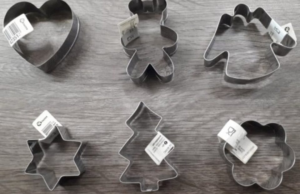 Metaltex uitsteekvormpjes inox per 6