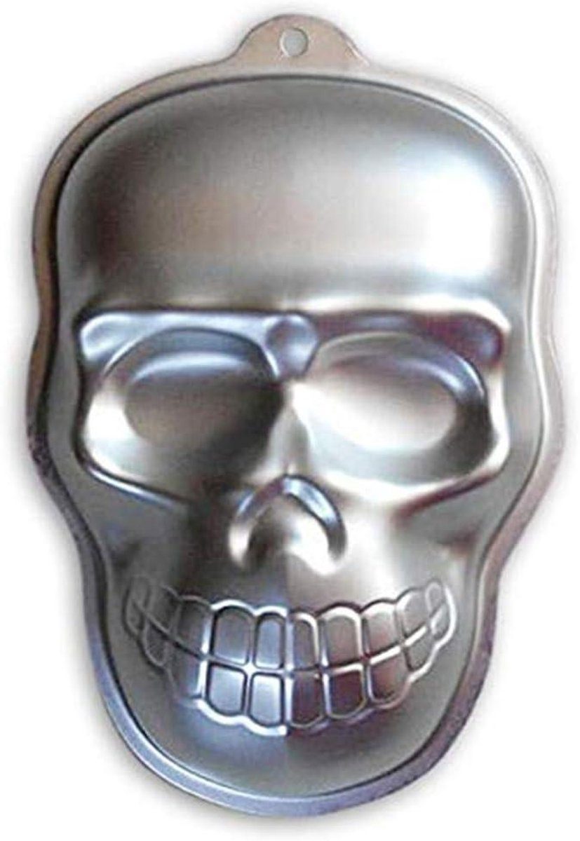 Daity cakevorm 3D schedel Halloween aluminium bakvorm DIY