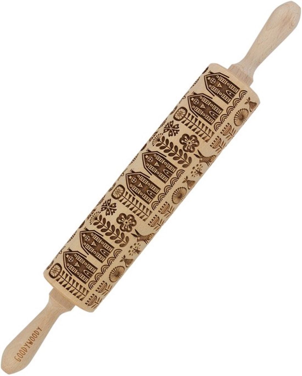 Goody Woody deegroller Gegraveerde 46 cm