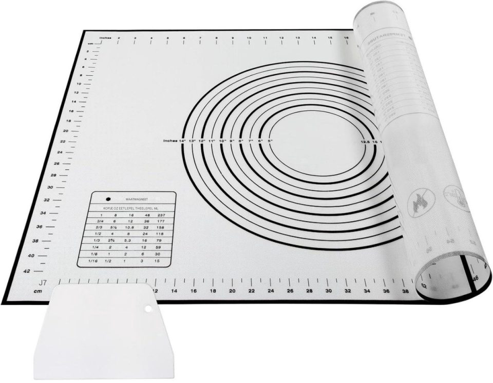 GelldG bakmat Kneedmat siliconen 70 x 50 cm