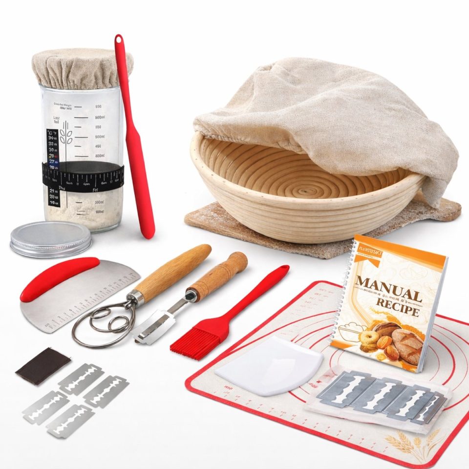 Home & Marker Zuurdesem Starter Set Brood Bakken Ø 23 cm 650 ml