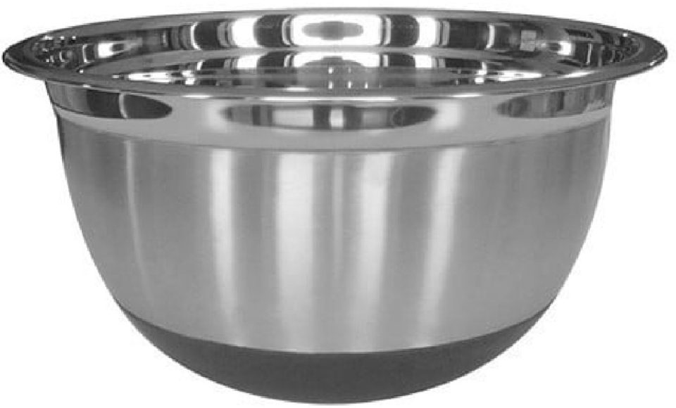 Brand New Cake beslagkom RVS Anti-Slip (Ø21,5cm) 2,4 l