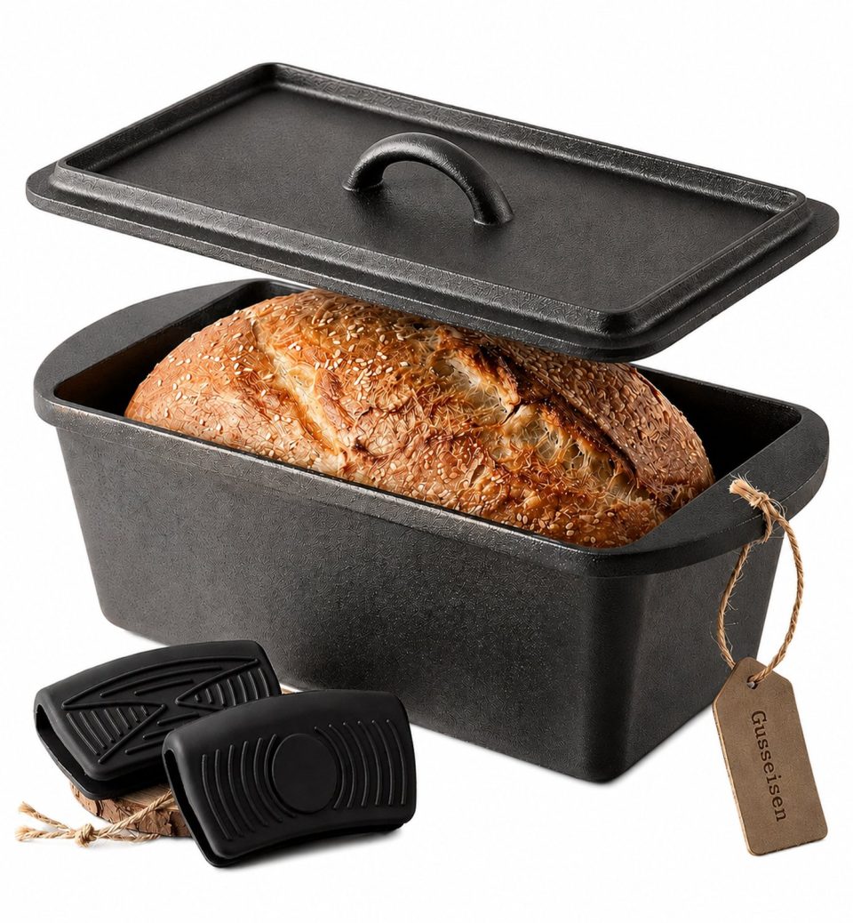 Xenia Living broodbakvorm Gietijzeren met Deksel 28 cm 3 l