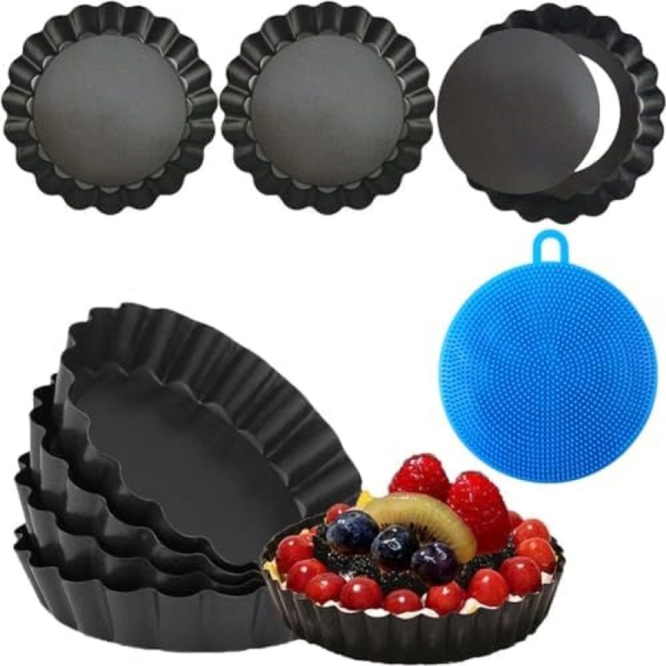 PromoHome Mini Tarteletvormpjes Set (8 stuks)