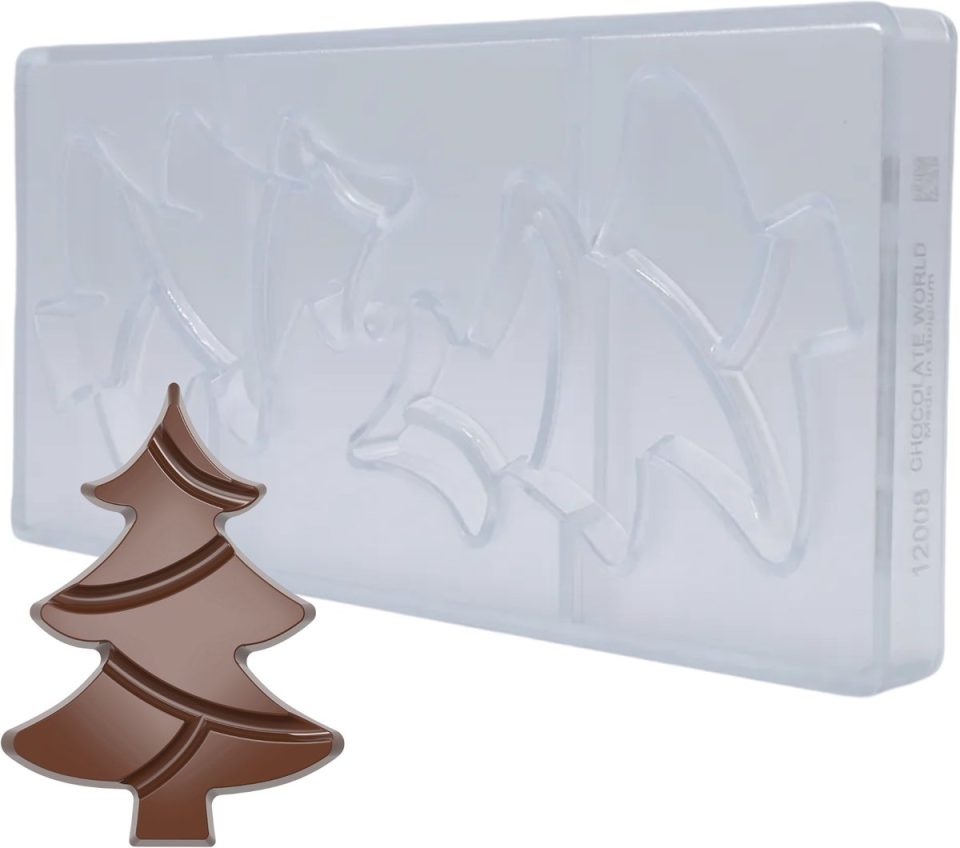 Chocolate World chocoladevorm Tablet Kerstboom 84,5 g