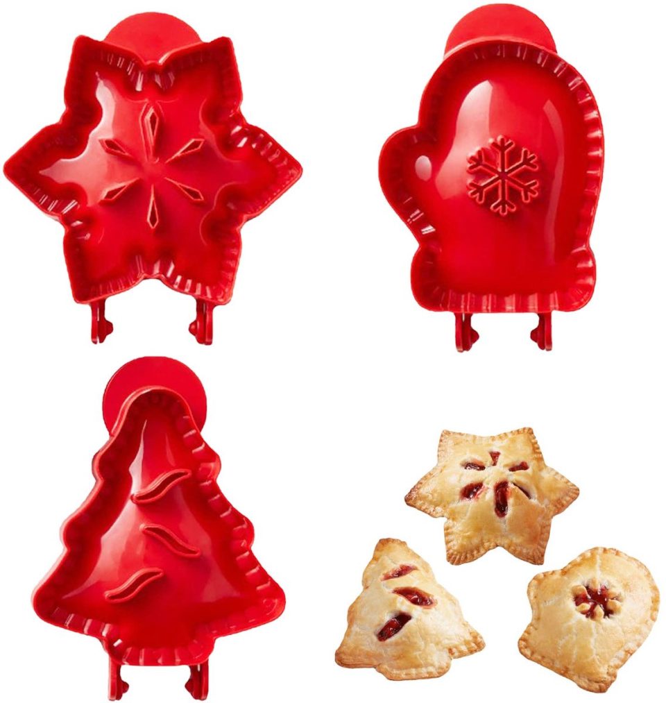 Yejahy Set van 3 mini-kerstcakevormen
