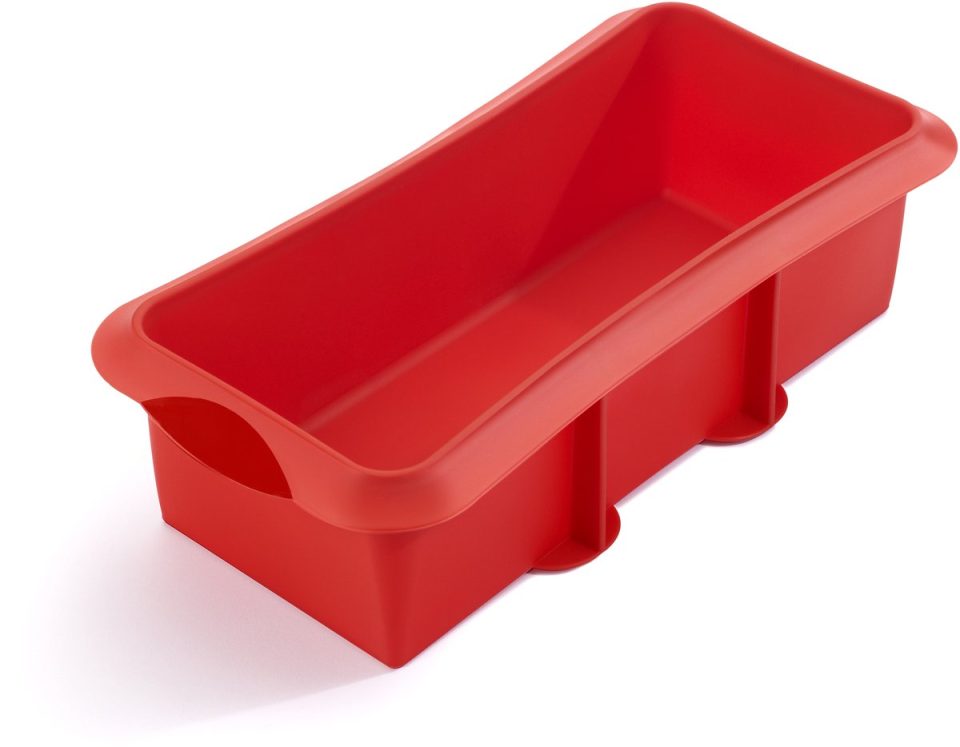 Lékué cakevorm Rechthoek Siliconen Red 28 cm