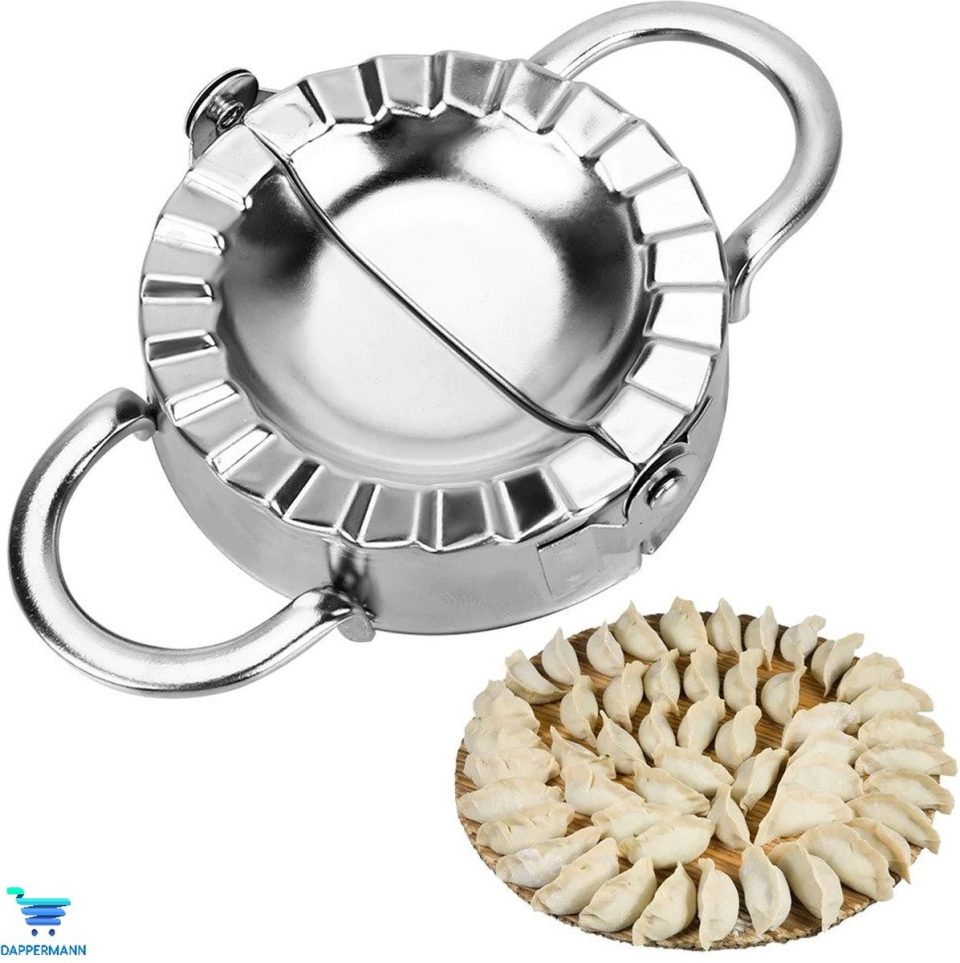 Dappermann Stalen Deegvormer Mal dumpling maker voor Ravioli 9,5 cm