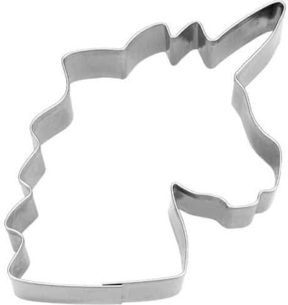 Patisse uitsteekvorm Eenhoorn Rvs Zilver 8 cm