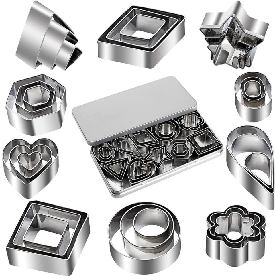 Ibenzoa Veelzijdige Mini Koekjessnijders Set (30 stuks)