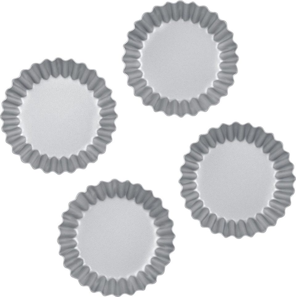 Berndes taartvormen Mini, Set van, B.Green 11 cm (4 stuks)