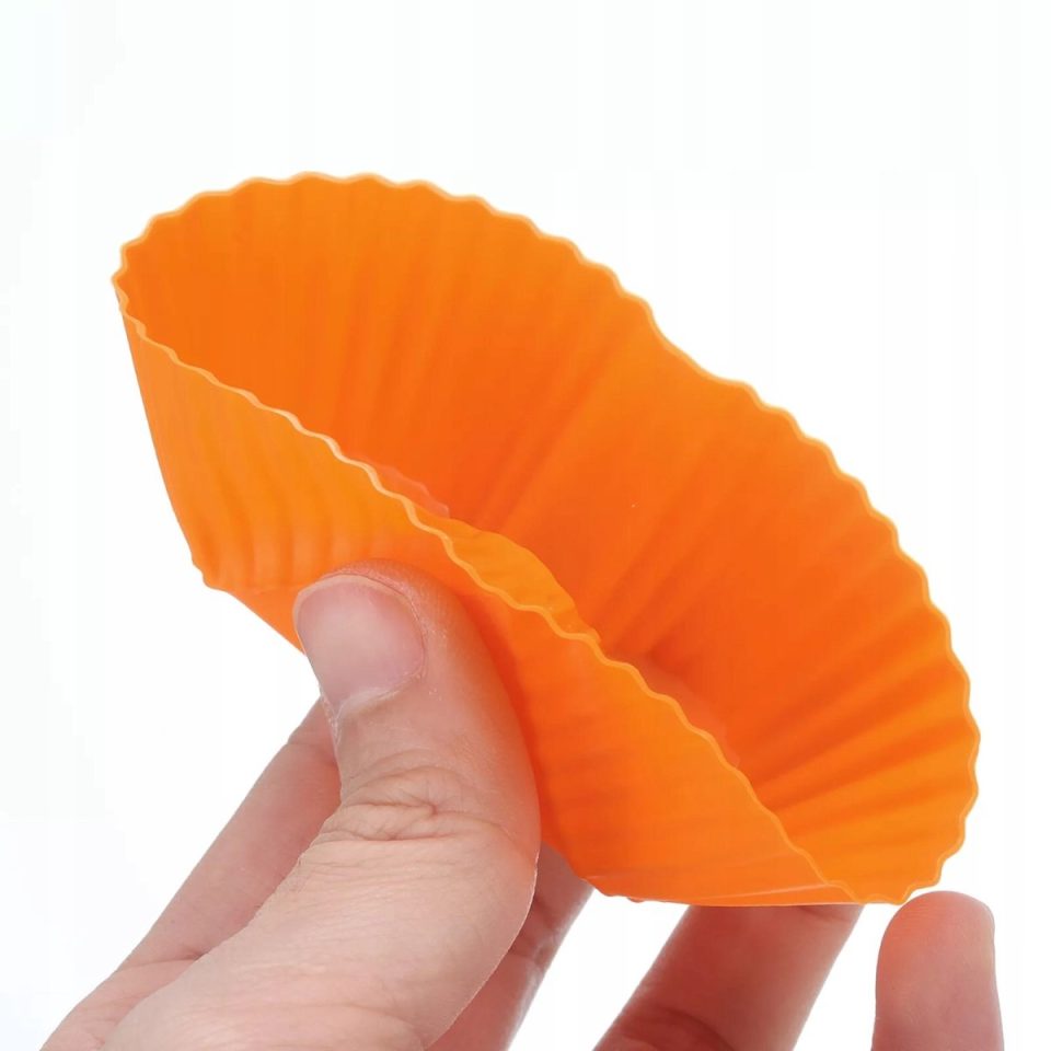 Kontai 10X Siliconen Muffinvormpjes voor Bakken Compact en Herbruikbaar