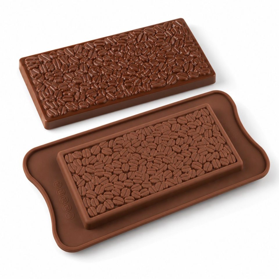 Enluxe Luxe Chocoladereep met Koffiebonenvorm: Een Verfijnde Smaakervaring