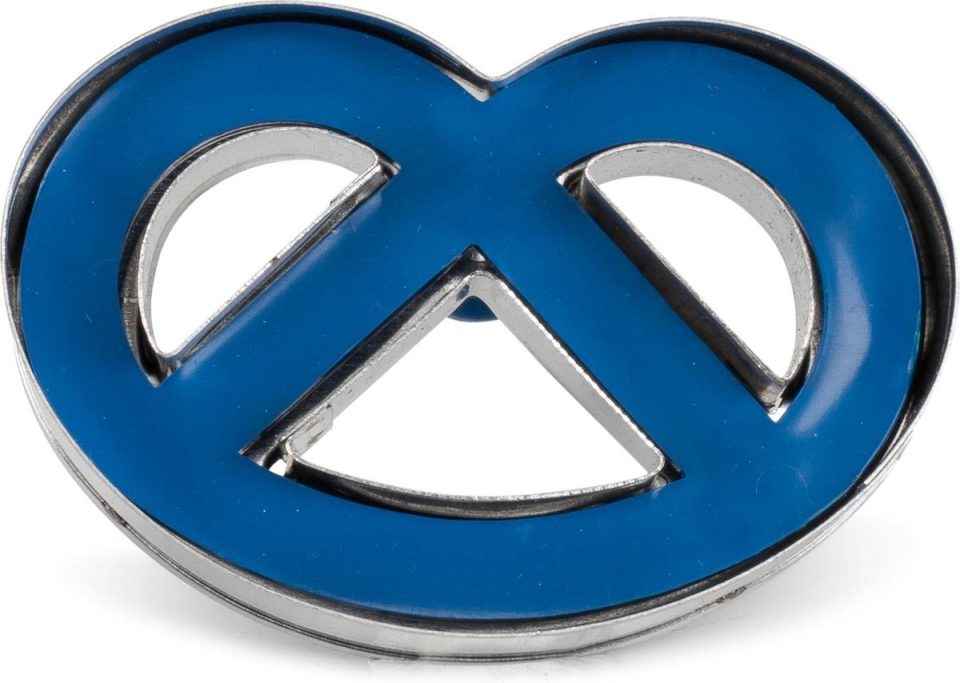 Patisse uitsteekvorm krakeling rvs blauw/zilver 6,2 x 4 cm