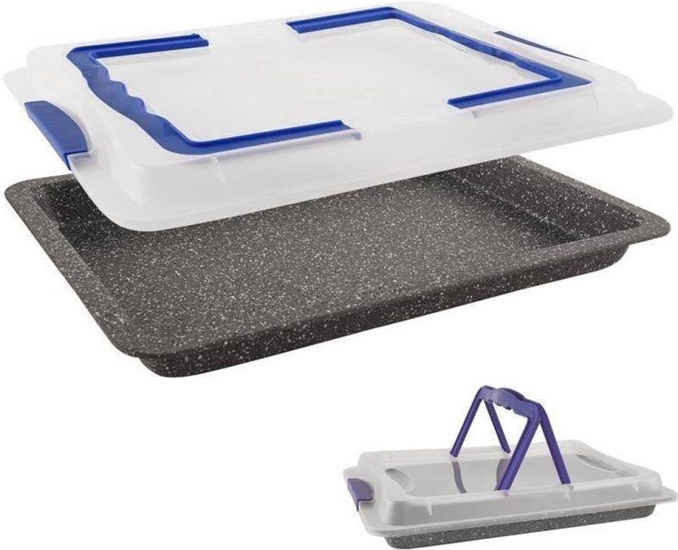 orion group bakvorm Graniet met Deksel grande 43 x 29 x 7 cm