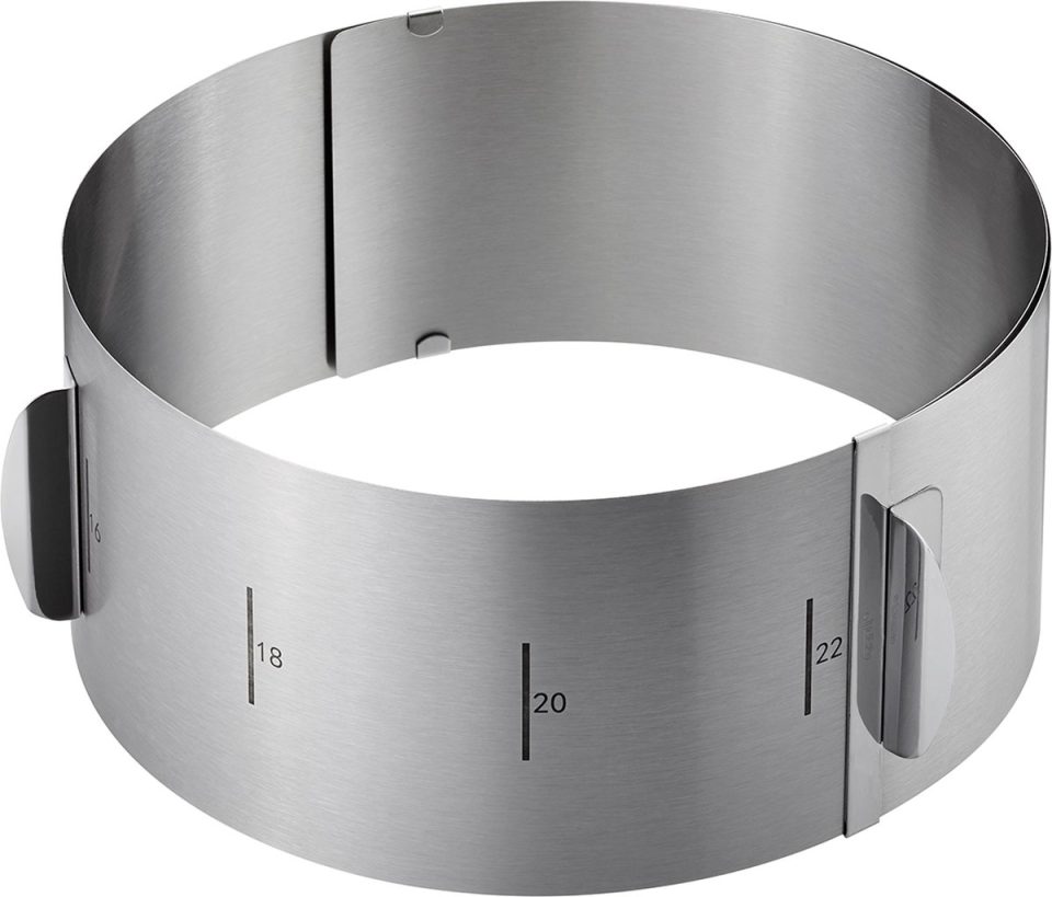 Gefu taartring tondo XXL Verstelbare 32 cm 10 cm