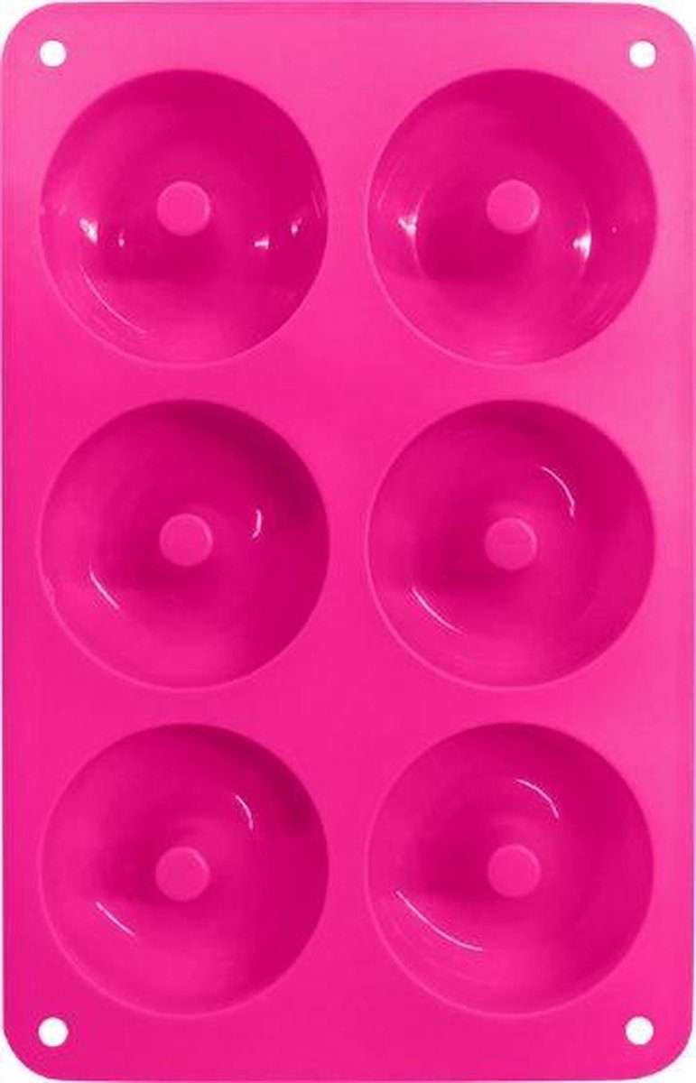 Scoby bakvorm Siliconen donut Roze