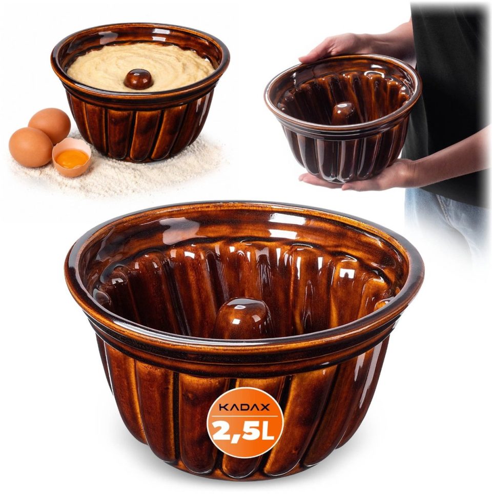 Kadax bakvorm van aardewerk 24 cm