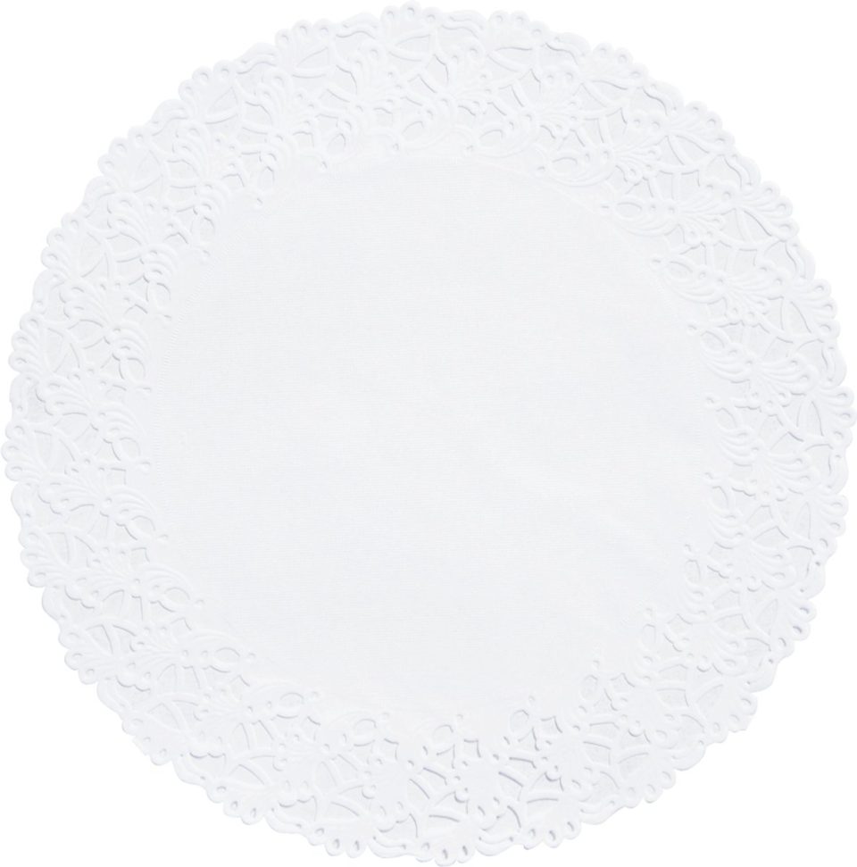 duni Taartrandenset wit Ø36cm (6 stuks)