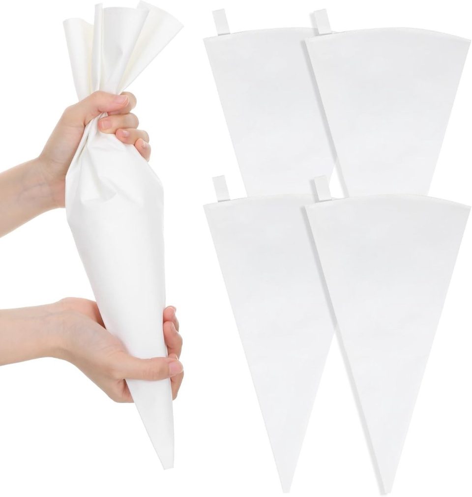 Famanu spuitzakken professionele wit 40 x 22 cm (5 stuks)