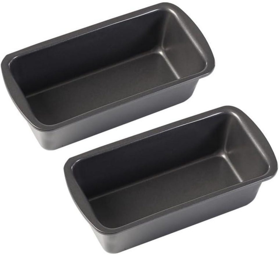 GelldG broodbakvormen Roestvrijstalen Tweedelige set 19,5 x 9,5 x 6 cm