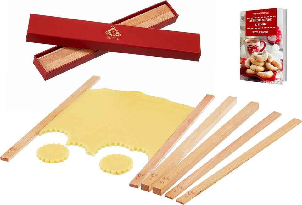Kitchtic Premium dough wood set [6 pieces] the