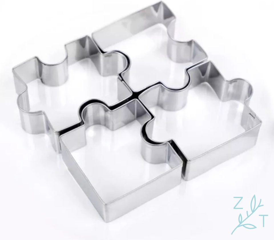 ZijTak uitsteekvorm Puzzel (4 stuks)