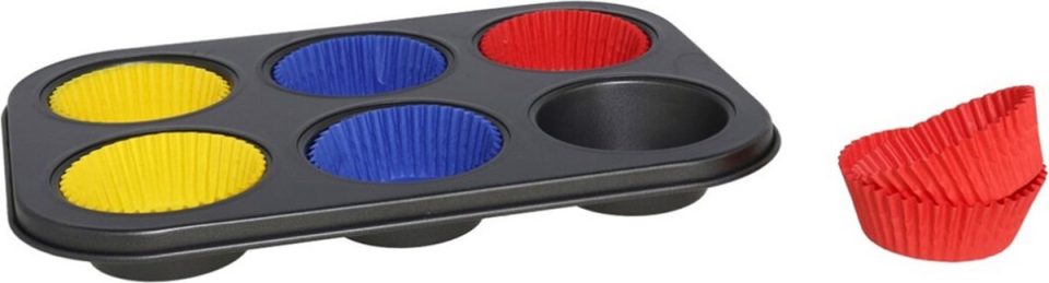 Gerimport bakvorm Muffins/cupcakes maken /blik 26 x 18 cm