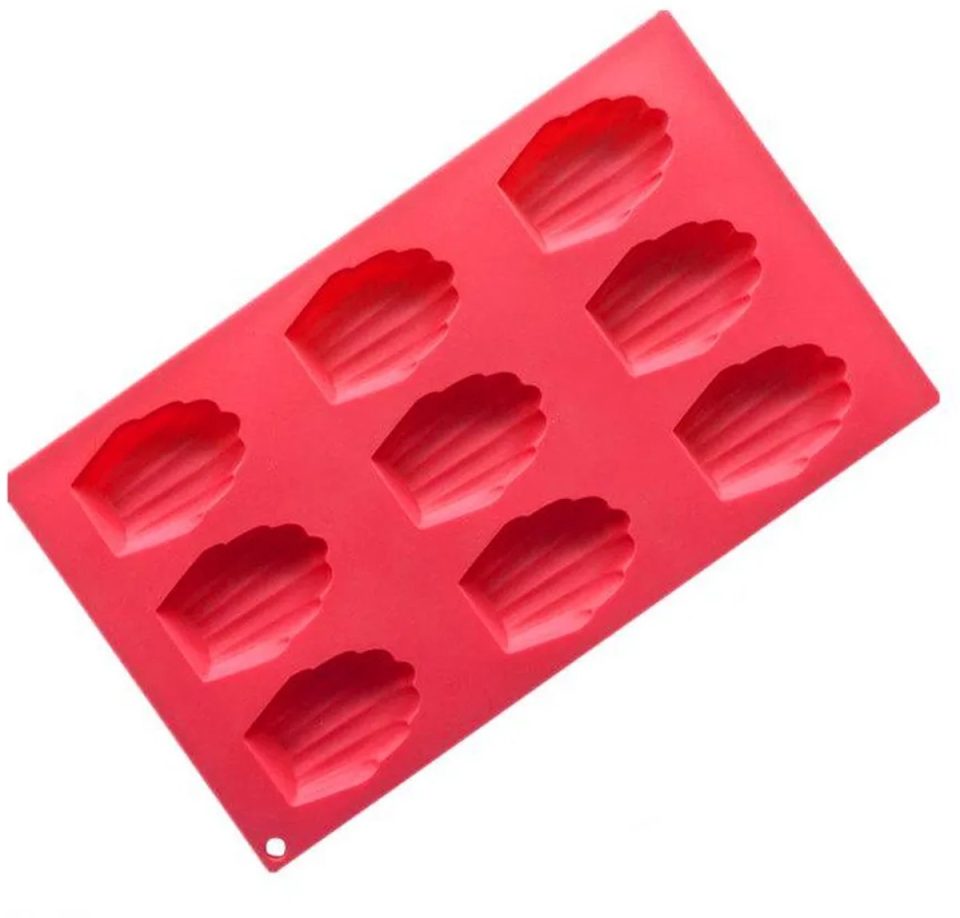 Veelkleurig Madeleine cakevormpjes (2 stuks)