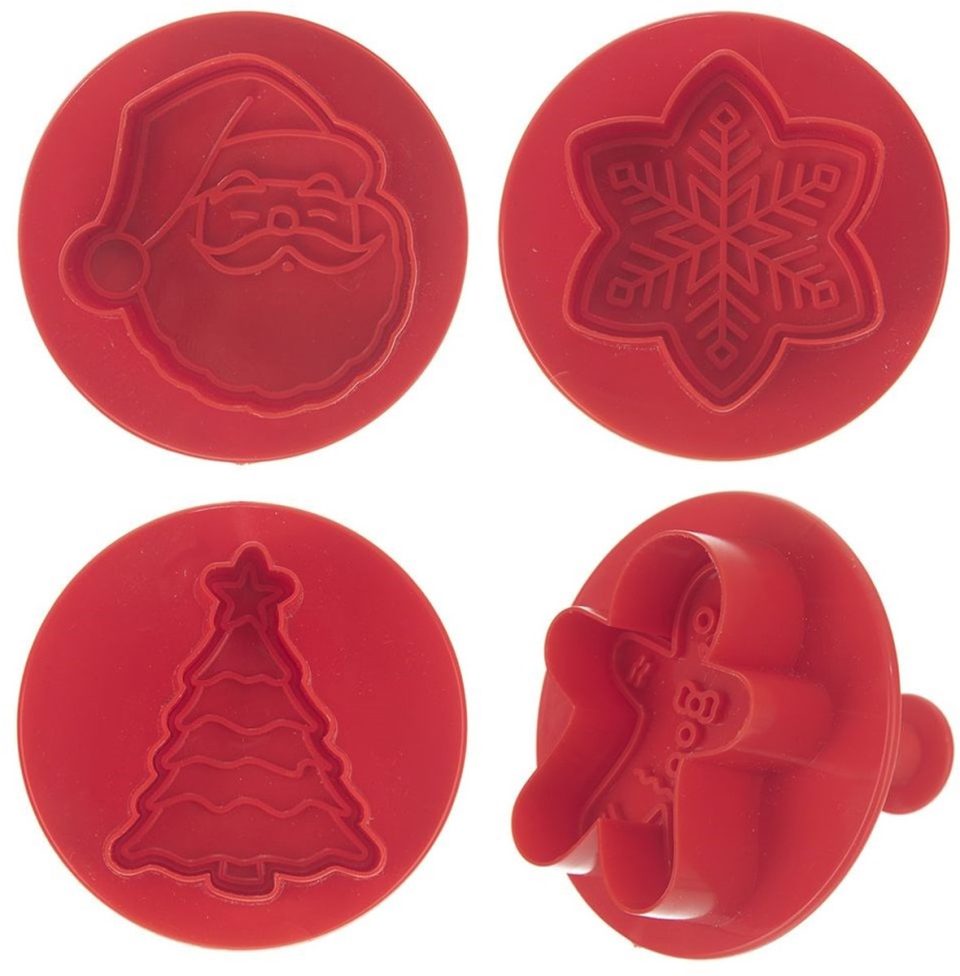 Orion uitsteekvorm Set Kerstmis Kunststof (4 stuks)
